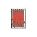 Picture of Good Morning Typography Poster _GroupedProduct_Rectangle_Portrait_Canvas_Framed_