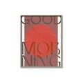 Picture of Good Morning Typography Poster _GroupedProduct_Rectangle_Portrait_Canvas_Framed_