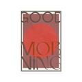 Picture of Good Morning Typography Poster _GroupedProduct_Rectangle_Portrait_Canvas_Framed_