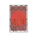 Picture of Good Morning Typography Poster _GroupedProduct_Rectangle_Portrait_Canvas_Framed_