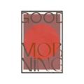 Picture of Good Morning Typography Poster _GroupedProduct_Rectangle_Portrait_Canvas_Framed_
