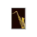Picture of Golden Saxophone Poster _GroupedProduct_Rectangle_Portrait_Canvas_Framed_