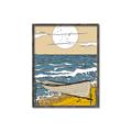 Picture of Summer Vacation Poster _GroupedProduct_Rectangle_Portrait_Canvas_Framed_