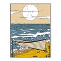 Picture of Summer Vacation Poster _GroupedProduct_Rectangle_Portrait_Canvas_Framed_