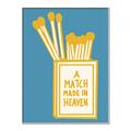 Picture of A Match May in Heaven Poster _GroupedProduct_Rectangle_Portrait_Canvas_Framed_