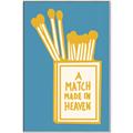 Picture of A Match May in Heaven Poster _GroupedProduct_Rectangle_Portrait_Canvas_Framed_