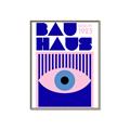 Picture of Bauhaus Eye Poster _GroupedProduct_Rectangle_Portrait_Canvas_Framed_
