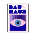 Picture of Bauhaus Eye Poster _GroupedProduct_Rectangle_Portrait_Canvas_Framed_