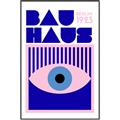 Picture of Bauhaus Eye Poster _GroupedProduct_Rectangle_Portrait_Canvas_Framed_