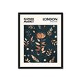 Picture of Flower Market London Poster _GroupedProduct_Rectangle_Portrait_Framed_Matted_