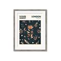 Picture of Flower Market London Poster _GroupedProduct_Rectangle_Portrait_Framed_Matted_