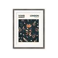 Picture of Flower Market London Poster _GroupedProduct_Rectangle_Portrait_Framed_Matted_