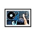 Picture of Music Dj Set  _GroupedProduct_Rectangle_Landscape_Framed_Matted_