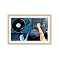 Picture of Music Dj Set  _GroupedProduct_Rectangle_Landscape_Framed_Matted_