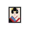 Picture of Geisha Retro Poster _GroupedProduct_Rectangle_Portrait_Framed_Matted_