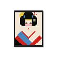 Picture of Geisha Retro Poster _GroupedProduct_Rectangle_Portrait_Framed_Matted_
