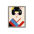 Picture of Geisha Retro Poster _GroupedProduct_Rectangle_Portrait_Framed_Matted_
