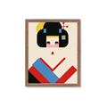 Picture of Geisha Retro Poster _GroupedProduct_Rectangle_Portrait_Framed_Matted_