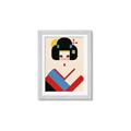 Picture of Geisha Retro Poster _GroupedProduct_Rectangle_Portrait_Framed_Matted_