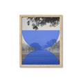 Picture of Misty Blue Horizon _GroupedProduct_Rectangle_Portrait_Framed_Matted_