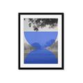 Picture of Misty Blue Horizon _GroupedProduct_Rectangle_Portrait_Framed_Matted_