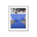 Picture of Misty Blue Horizon _GroupedProduct_Rectangle_Portrait_Framed_Matted_