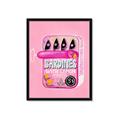 Picture of Sardines Tin Can Pink _GroupedProduct_Rectangle_Portrait_Framed_Matted_