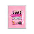 Picture of Sardines Tin Can Pink _GroupedProduct_Rectangle_Portrait_Framed_Matted_