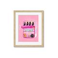 Picture of Sardines Tin Can Pink _GroupedProduct_Rectangle_Portrait_Framed_Matted_