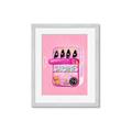 Picture of Sardines Tin Can Pink _GroupedProduct_Rectangle_Portrait_Framed_Matted_