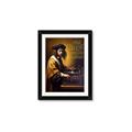 Picture of Old Vinyl Sounds Better Typography Poster _GroupedProduct_Rectangle_Portrait_Framed_Matted_