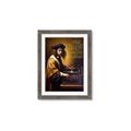 Picture of Old Vinyl Sounds Better Typography Poster _GroupedProduct_Rectangle_Portrait_Framed_Matted_