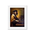 Picture of Old Vinyl Sounds Better Typography Poster _GroupedProduct_Rectangle_Portrait_Framed_Matted_