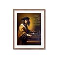 Picture of Old Vinyl Sounds Better Typography Poster _GroupedProduct_Rectangle_Portrait_Framed_Matted_
