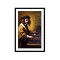 Picture of Old Vinyl Sounds Better Typography Poster _GroupedProduct_Rectangle_Portrait_Framed_Matted_