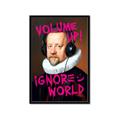 Picture of Volume Up Typography Poster _GroupedProduct_Rectangle_Portrait_Framed_Matted_