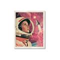 Picture of Astronaut in Space _GroupedProduct_Rectangle_Portrait_Framed_Matted_