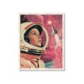 Picture of Astronaut in Space _GroupedProduct_Rectangle_Portrait_Framed_Matted_