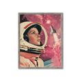 Picture of Astronaut in Space _GroupedProduct_Rectangle_Portrait_Framed_Matted_