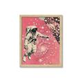 Picture of Astronaut in  Space _GroupedProduct_Rectangle_Portrait_Framed_Matted_