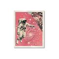 Picture of Astronaut in  Space _GroupedProduct_Rectangle_Portrait_Framed_Matted_