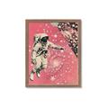 Picture of Astronaut in  Space _GroupedProduct_Rectangle_Portrait_Framed_Matted_
