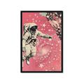 Picture of Astronaut in  Space _GroupedProduct_Rectangle_Portrait_Framed_Matted_