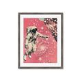 Picture of Astronaut in  Space _GroupedProduct_Rectangle_Portrait_Framed_Matted_