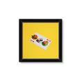 Picture of Sushi Selection on a Playing Card _GroupedProduct_Square_Framed_Matted_