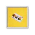 Picture of Sushi Selection on a Playing Card _GroupedProduct_Square_Framed_Matted_