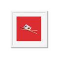 Picture of Sushi card _GroupedProduct_Square_Framed_Matted_