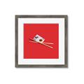 Picture of Sushi card _GroupedProduct_Square_Framed_Matted_