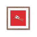 Picture of Sushi card _GroupedProduct_Square_Framed_Matted_