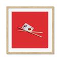 Picture of Sushi card _GroupedProduct_Square_Framed_Matted_